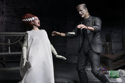 Universal Monsters: Bride Of Frankenstein & His Mate (Colour Version): 7" Action Figure 2 Pack