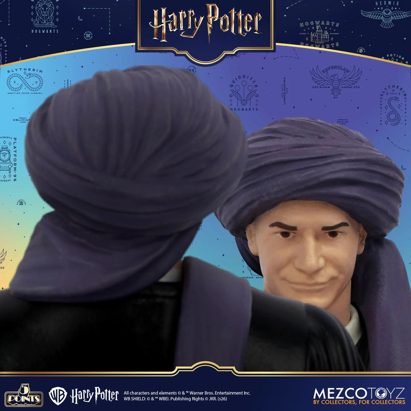 Harry Potter: Series 1: 5 Points: Full Set Of 4 Action Figures - Mezco Action Figures