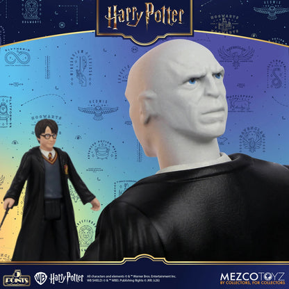 Harry Potter: Series 1: 5 Points: Full Set Of 4 Action Figures - Mezco Action Figures