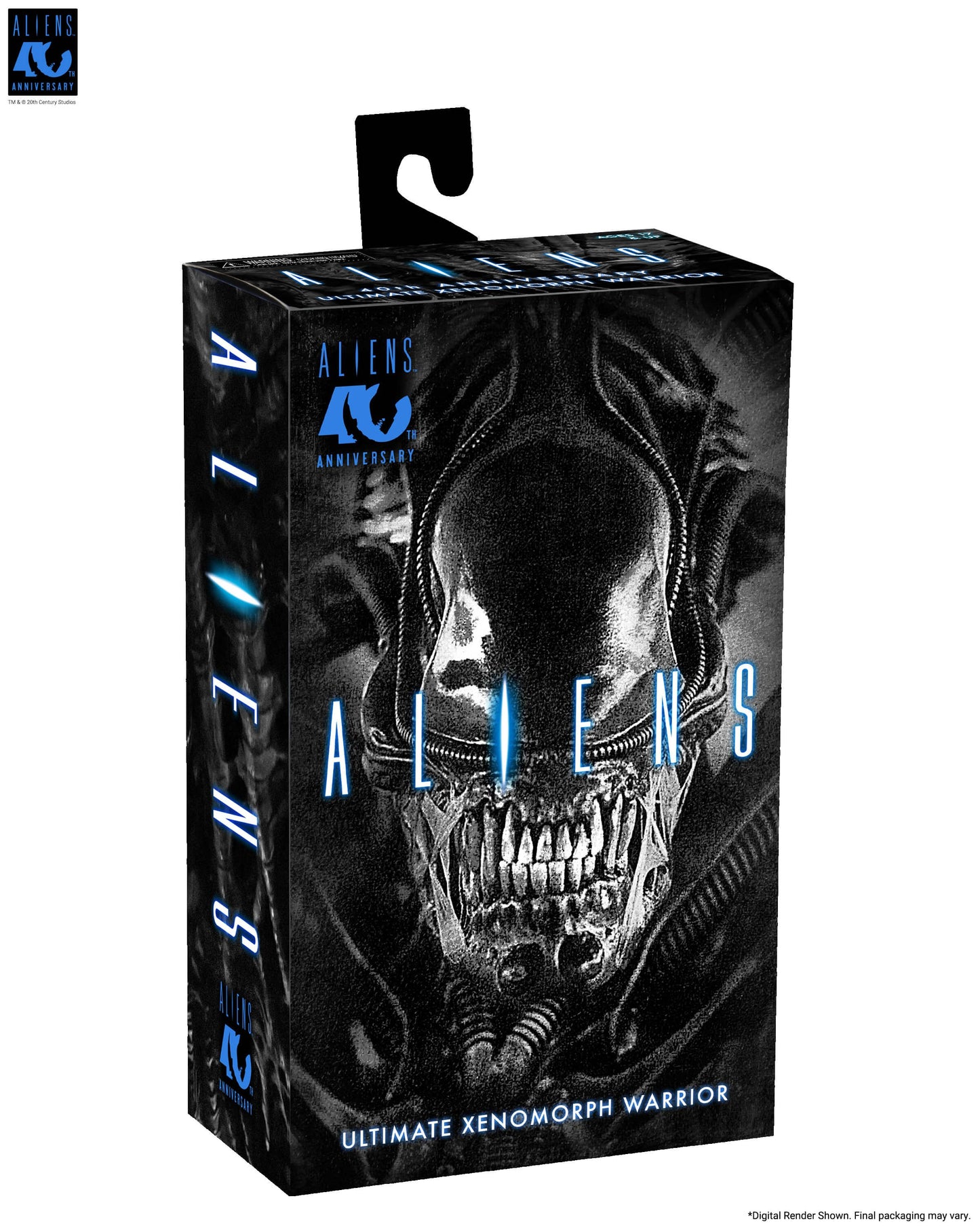 Aliens (1986): Warrior Xenomorph (Black): 40th Anniversary: Ultimate 7" Action Figure - Neca Action Figures