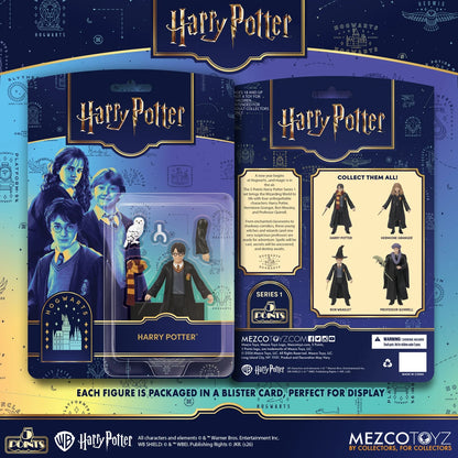 Harry Potter: Series 1: 5 Points: Full Set Of 4 Action Figures - Mezco Action Figures