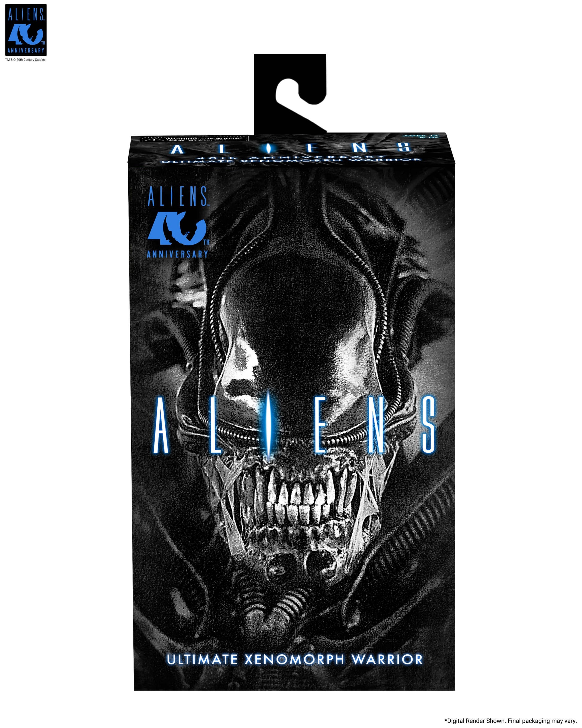 Aliens (1986): Warrior Xenomorph (Black): 40th Anniversary: Ultimate 7" Action Figure - Neca Action Figures