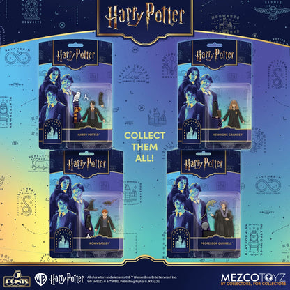 Harry Potter: Series 1: 5 Points: Full Set Of 4 Action Figures - Mezco Action Figures