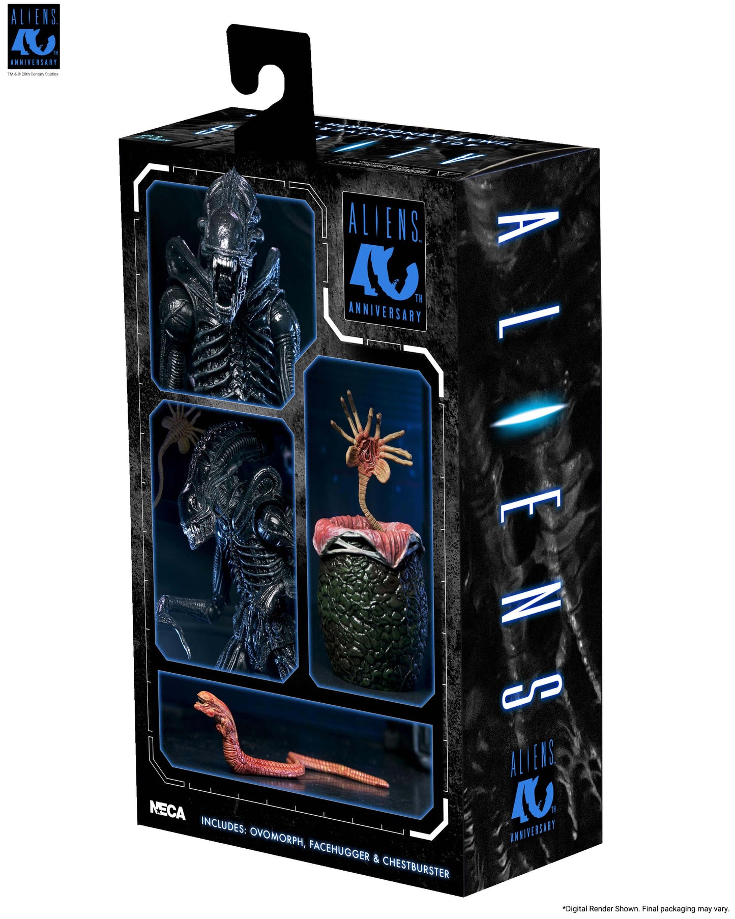 Aliens (1986): Warrior Xenomorph (Black): 40th Anniversary: Ultimate 7" Action Figure - Neca Action Figures