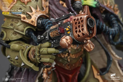 Warhammer 40k Action Figure 1/18 Mortarion Daemon Primarch of Nurgle with Ancient weapons The Lantern and Silence 21 cm - Joy Toy Action Figures
