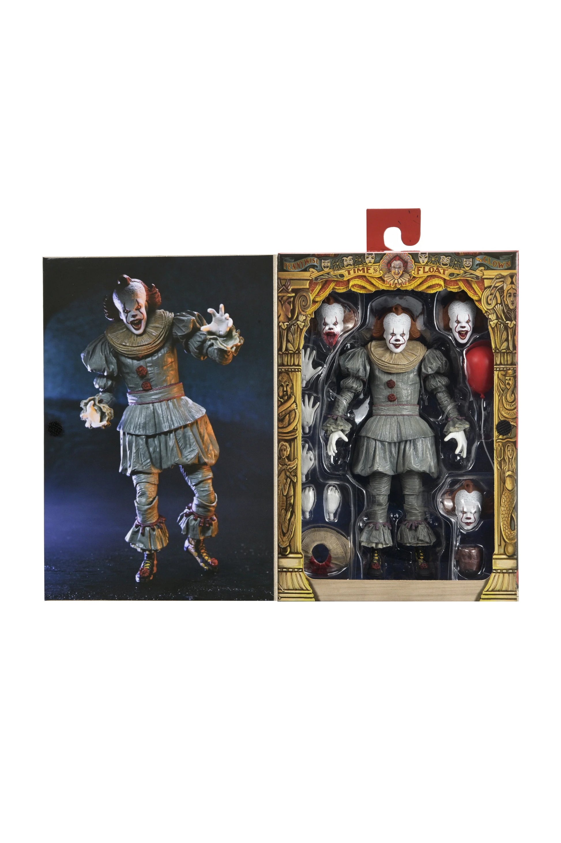 IT: Welcome to Derry: Pennywise: Ultimate 7 Inch: Action Figure - Neca Action Figures