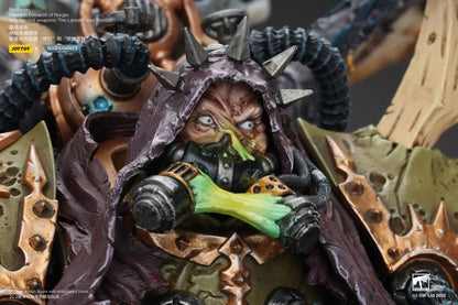 Warhammer 40k Action Figure 1/18 Mortarion Daemon Primarch of Nurgle with Ancient weapons The Lantern and Silence 21 cm - Joy Toy Action Figures