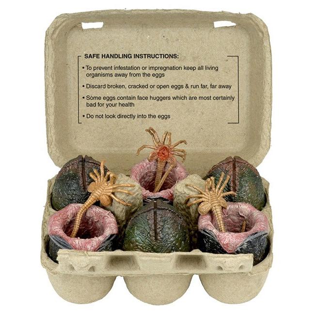 Aliens (1986): Carton Of Xenomorph Eggs: 40th Anniversary: Suitable for 7": 6 Pack - Neca Action Figure: Accessories