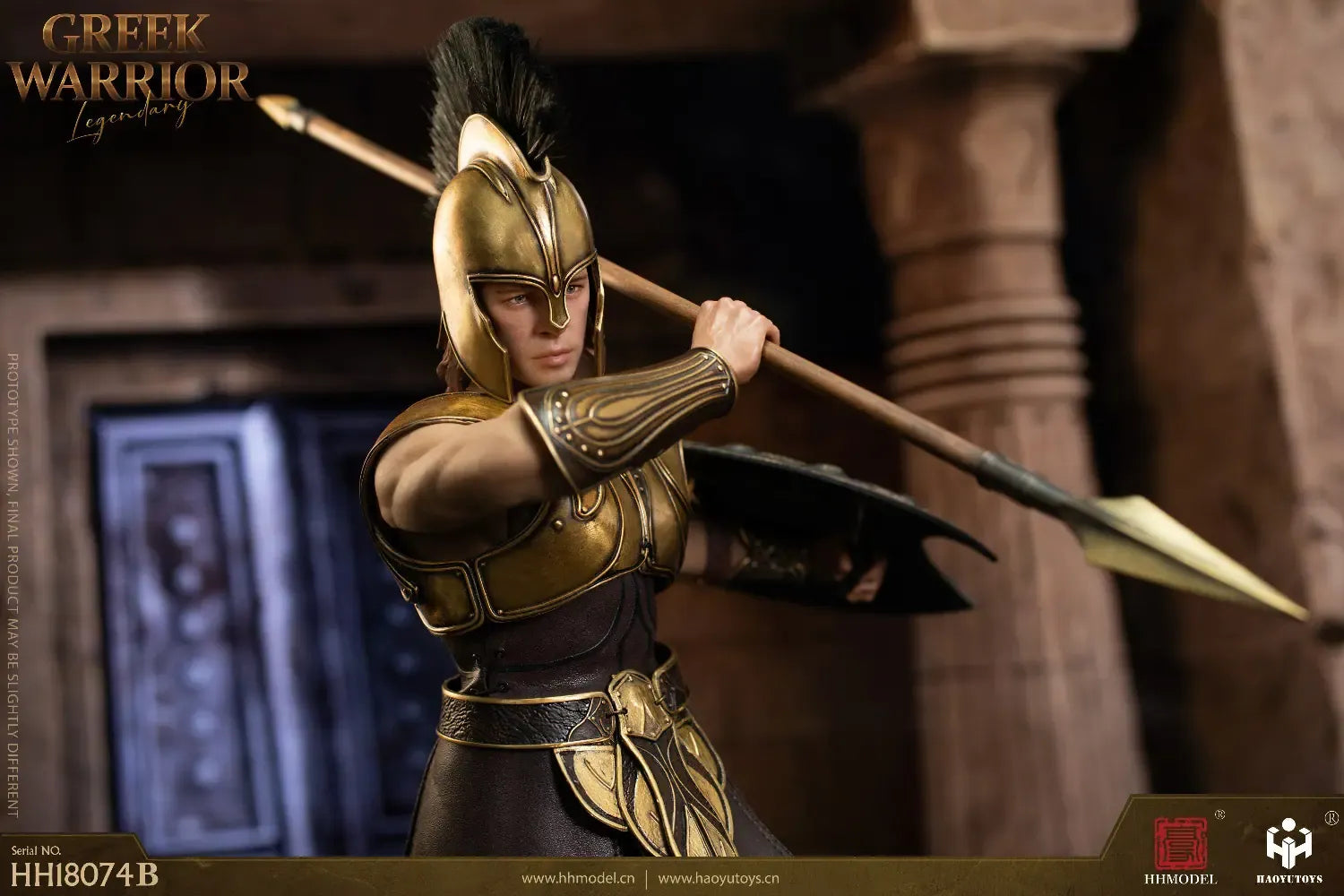 Empire Legion: Greek Legendary Warrior: 1/6 Action Figure HH18074B - Haoyu Toys Action Figures