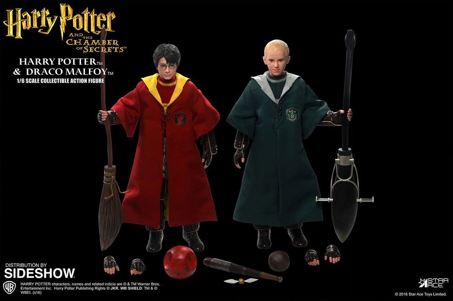 Harry Potter & The Chamber Of Secrets: Harry & Draco 2.0: Sixth Scale Figure Set - Star Ace Action Figures