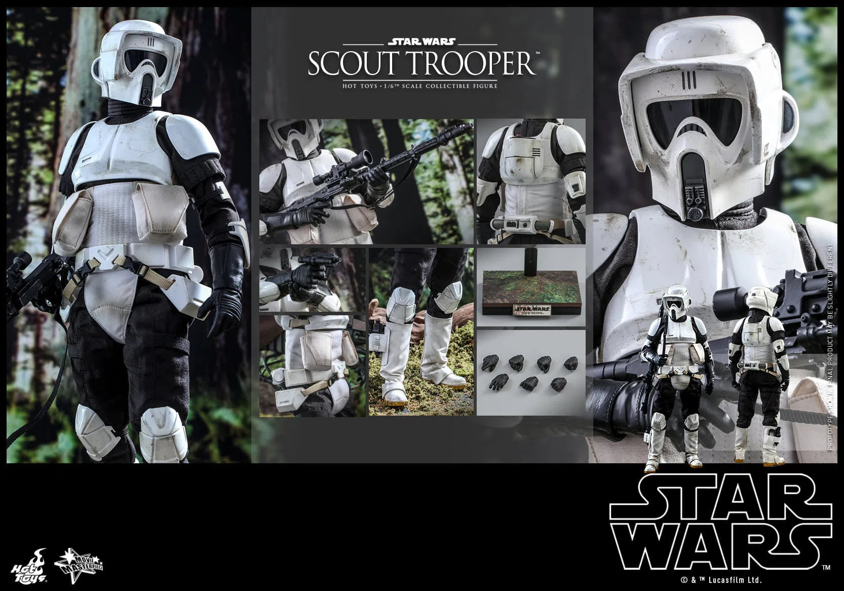 Scout Trooper: Star Wars: Return Of The Jedi: MMS611