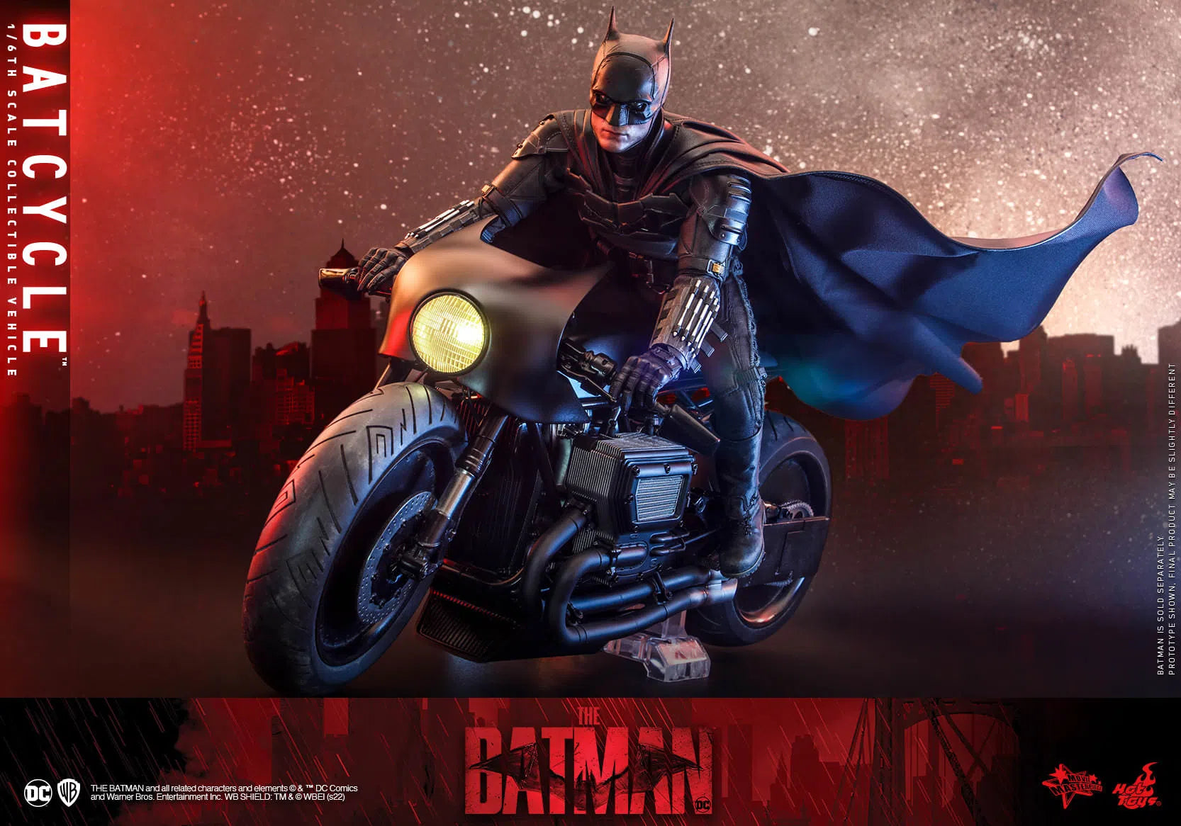 Batcycle: The Batman: DC Comics: MMS642: Hot Toys