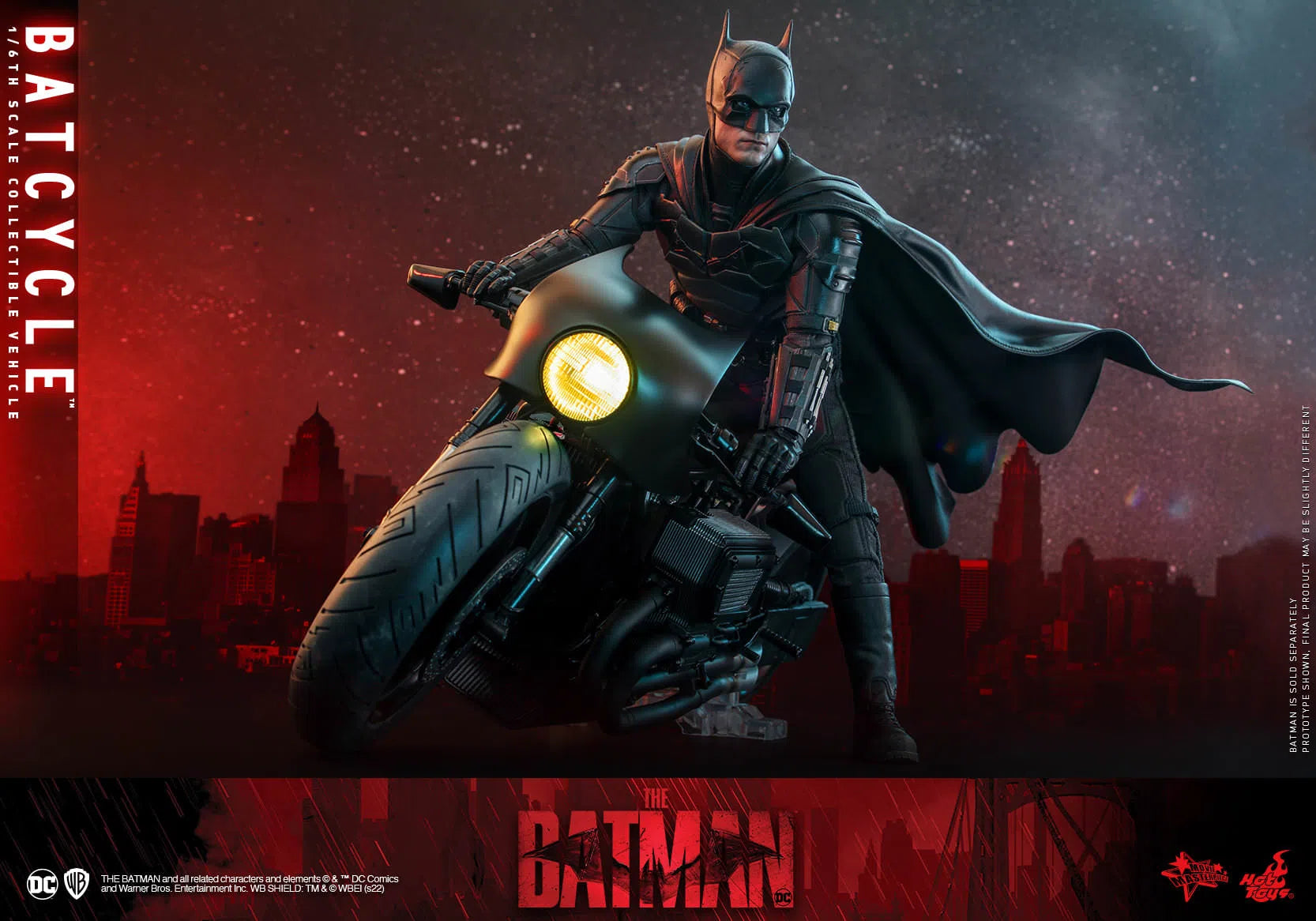 Batcycle: The Batman: DC Comics: MMS642: Hot Toys