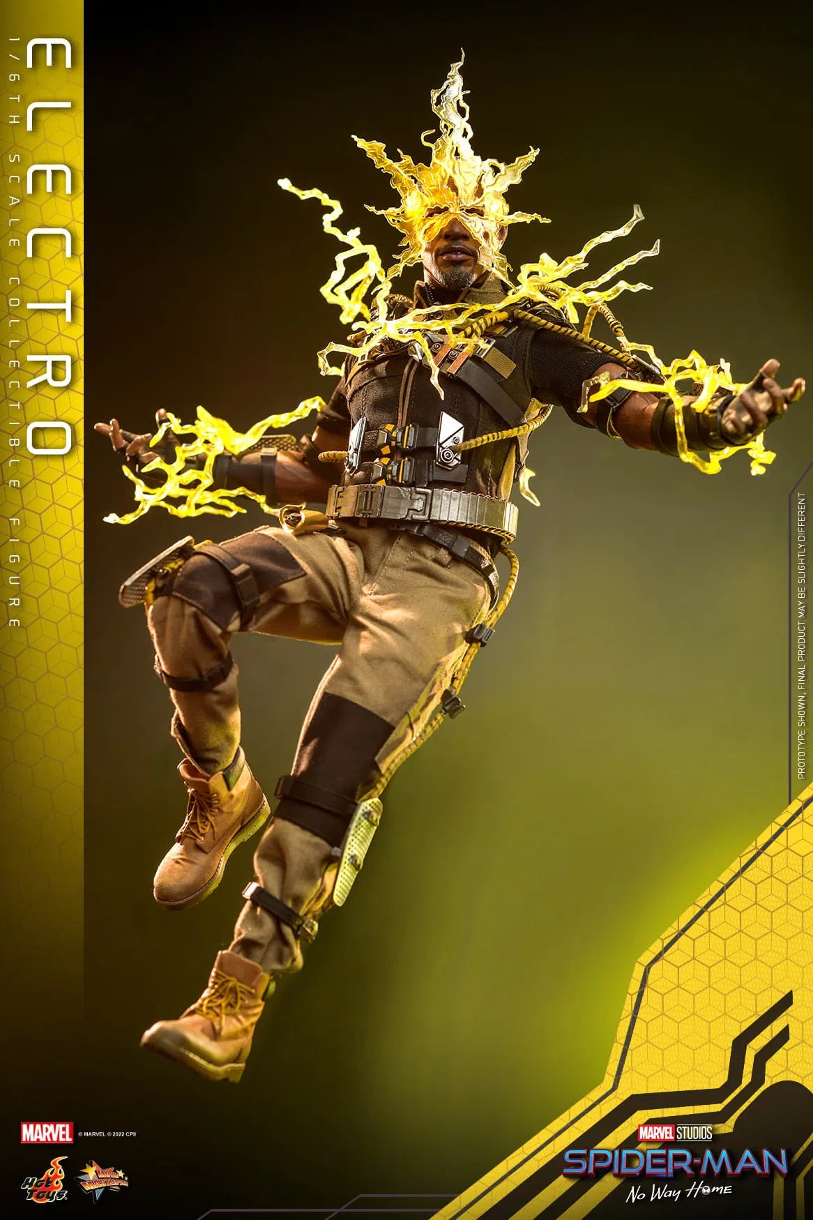 Electro: Spider-Man: No Way Home: Marvel: MMS644: Hot Toys