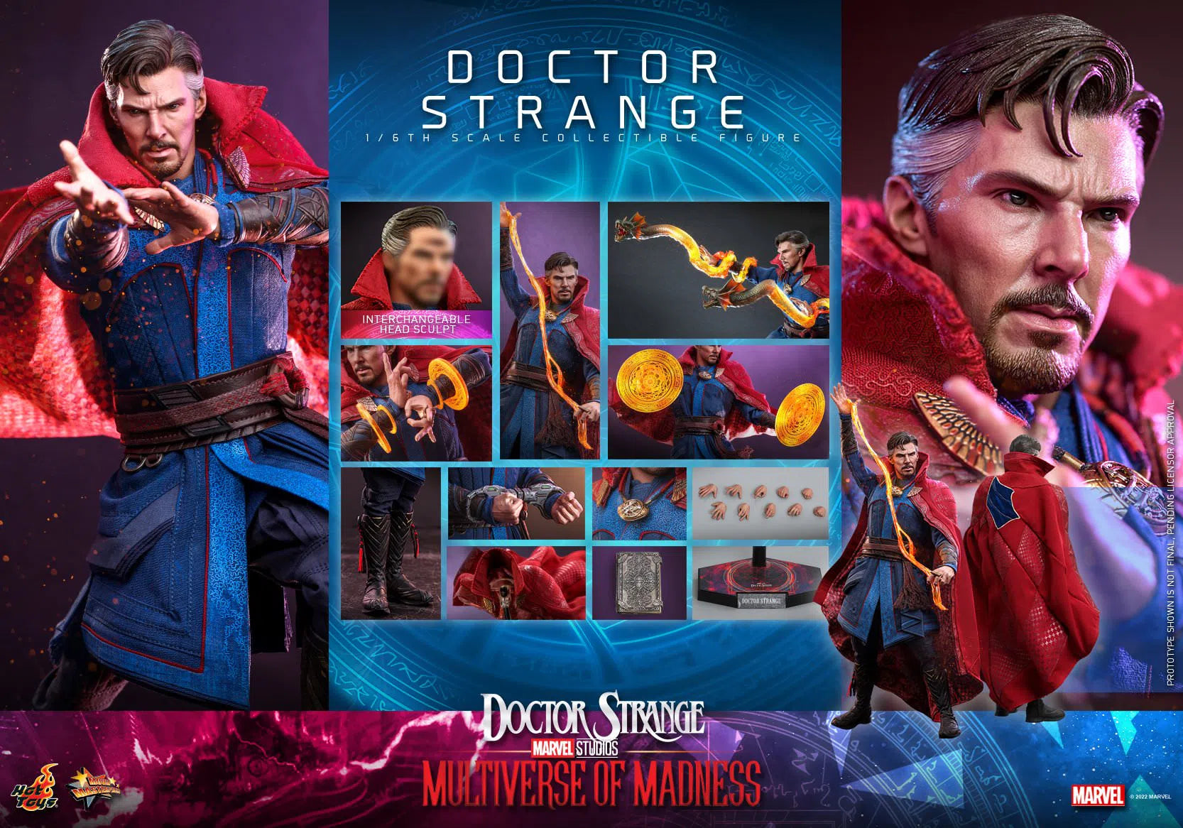 Doctor Strange: Multiverse Of Madness: Marvel: MMS645: Hot Toys: Hot Toys