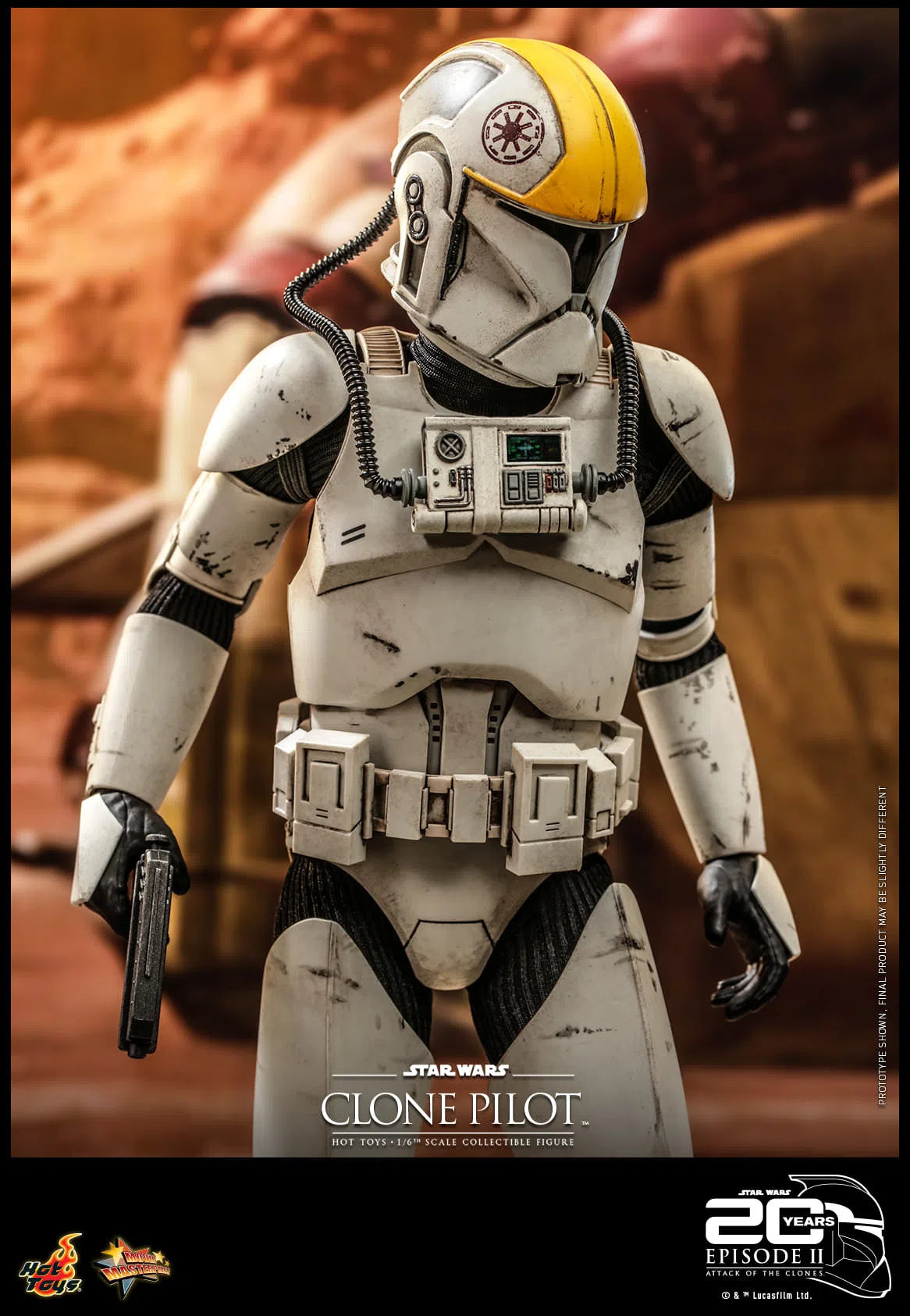Clone Pilot: Star Wars: Attack Of The Clones: MMS648: Hot Toys