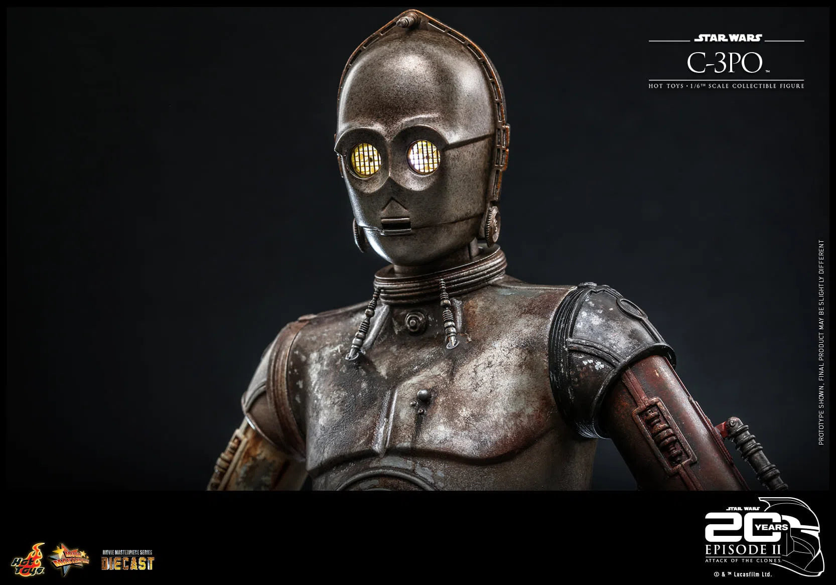 C-3PO: Star Wars: Attack Of The Clones: MMS650D46: Hot Toys