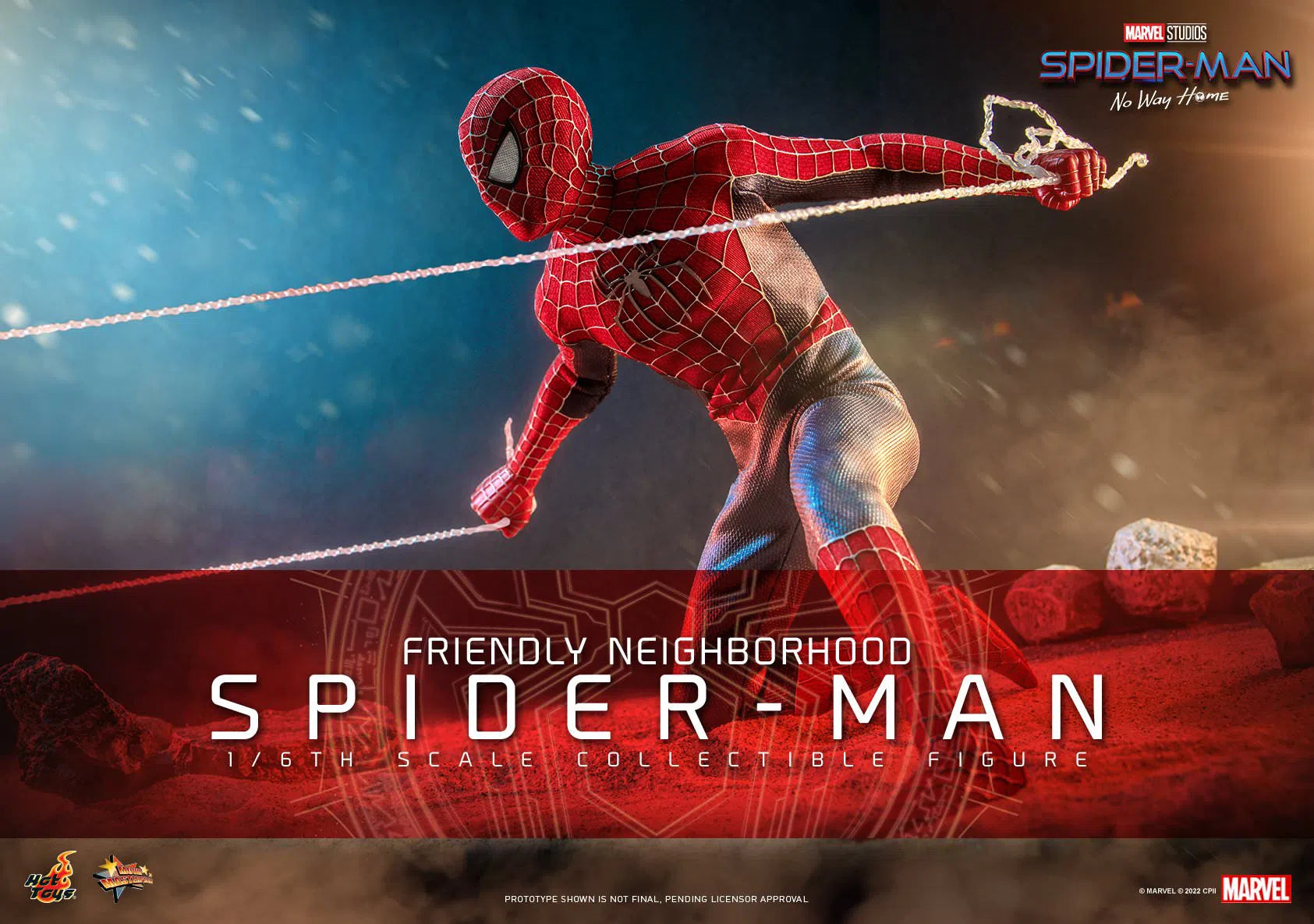 Friendly Neighborhood Spider-Man: Spider-Man No Way Home: MMS661: Hot Toys