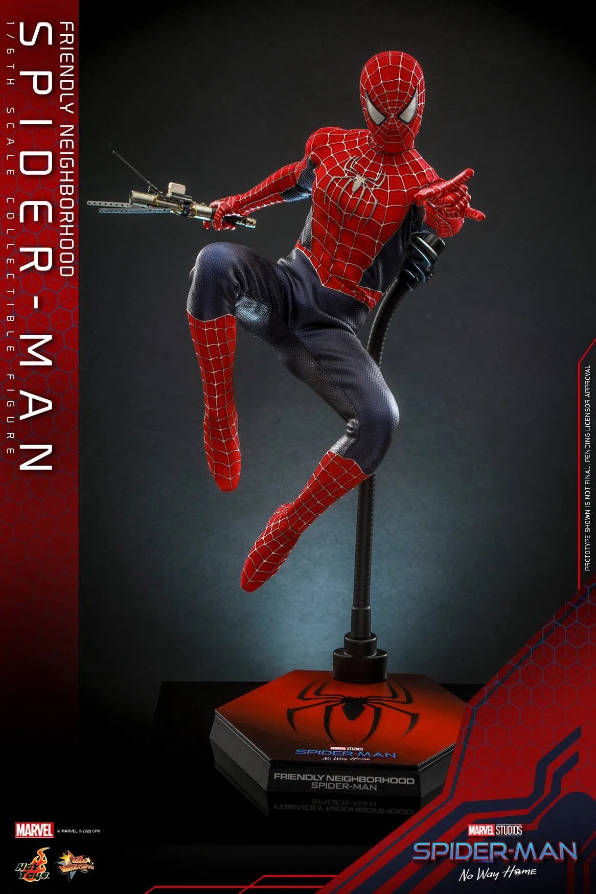 Friendly Neighborhood Spider-Man: Deluxe: Spider-Man No Way Home: MMS662: Hot Toys