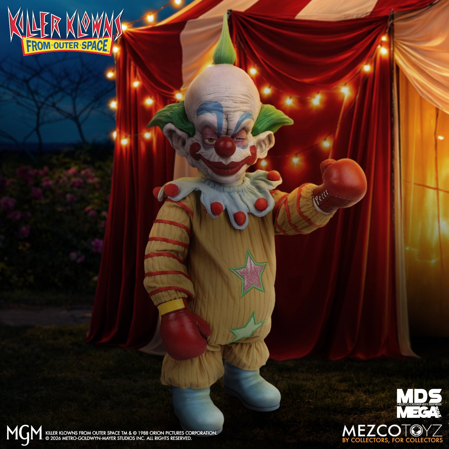 Killer Klowns From Outer Space: Shorty: 15" MDS Mega Scale Figure With Sound - Mezco Action Figures