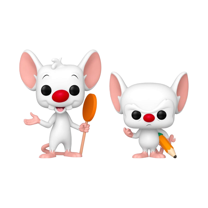 Animaniacs POP! Television Vinyl Figures 2-Pack Pinky & The Brain - Funko Mini Figures