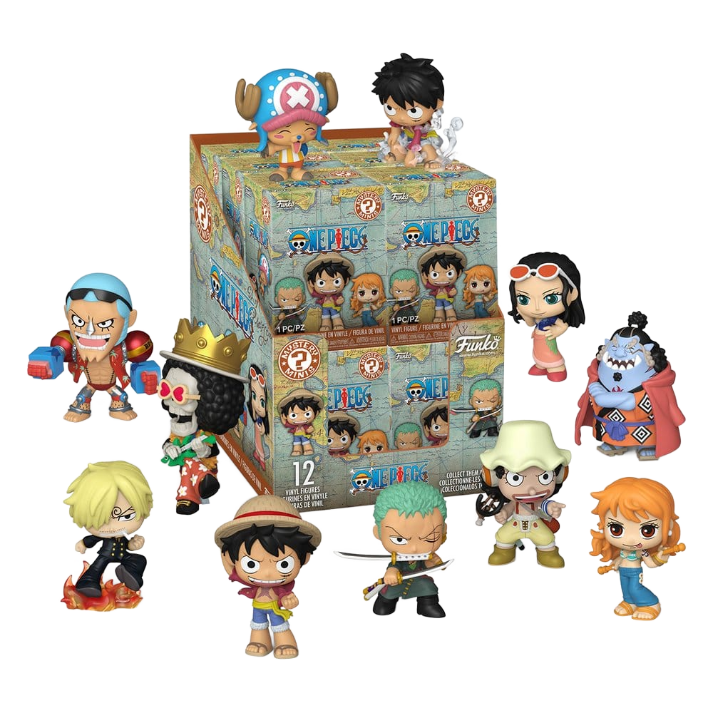 One Piece Mini Figures PDQ 5 cm Display Box Qty 12 - Funko Blind Boxes, Mini Figures & Capsule Toys