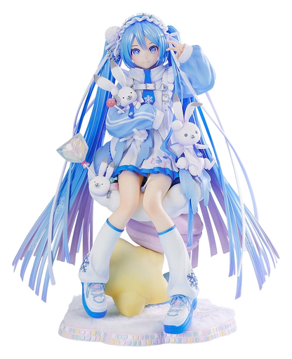 Character Vocal Series 01: Hatsune Miku PVC Statue 1/7 Snow Miku: Yukiiro Pop Ver. 24 cm - Good Smile Company Statues