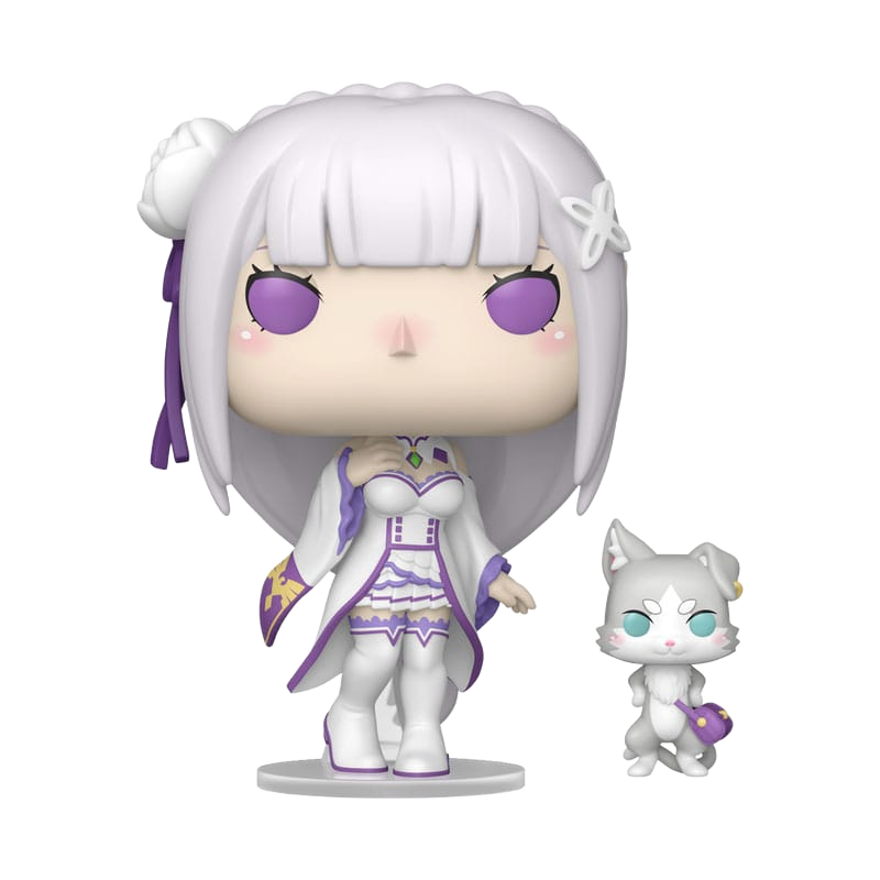 Re:Zero POP!&Buddy Animation Vinyl Figures Emilia w/Puck - Funko Pop! Figures