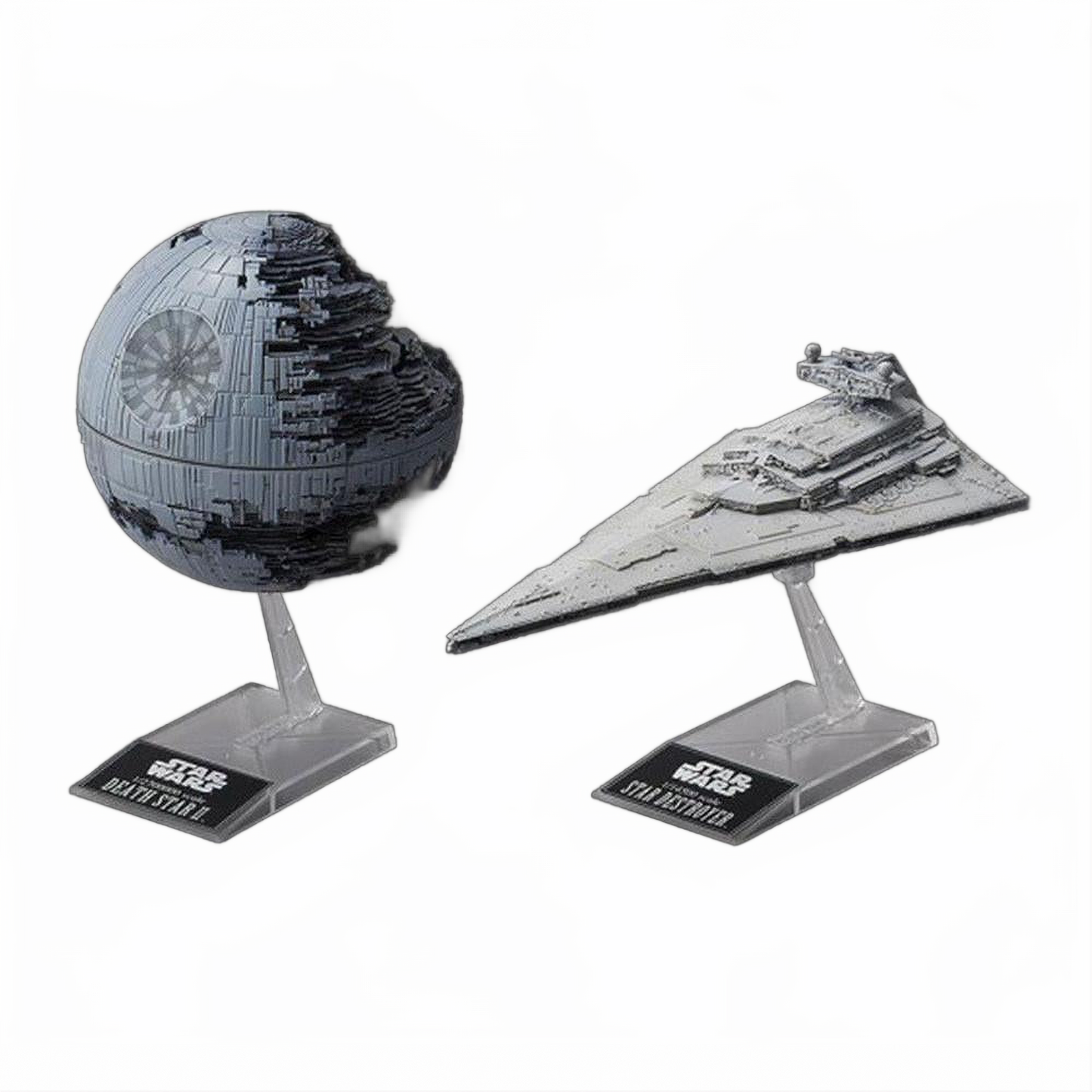 Star Wars Model Kit Death Star II & Imperial Star Destroyer - Bandai Star Wars Models & Kits
