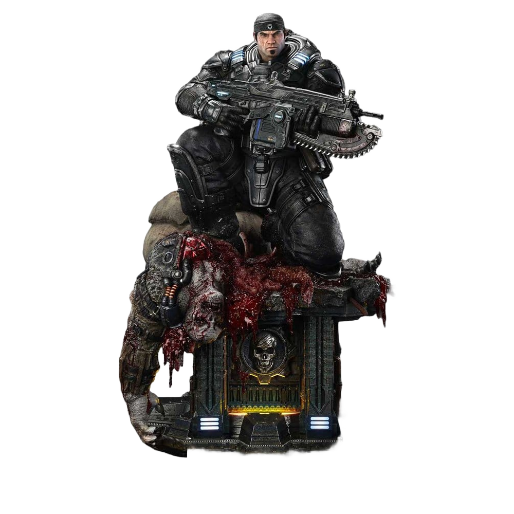 Gears of War: Reloaded Real Elite Masterline Series Statue 1/3 Marcus Fenix Ultimate Version 97 cm - Prime 1 Studio Statues & Busts