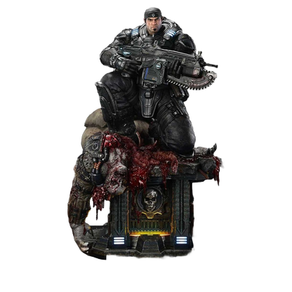 Gears of War: Reloaded Real Elite Masterline Series Statue 1/3 Marcus Fenix Ultimate Version 97 cm - Prime 1 Studio Statues & Busts