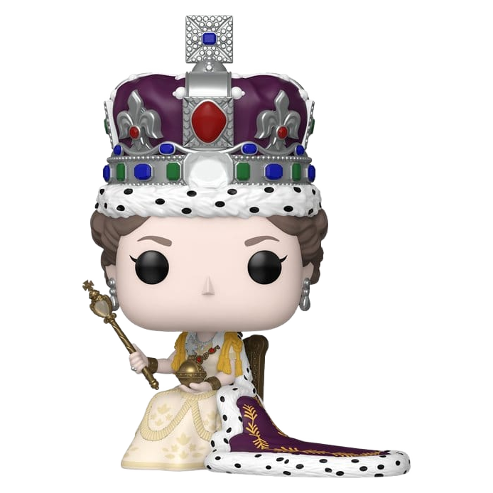 Queen Elizabeth II POP! Premium Vinyl Figure 100th- Queen Elizabeth II (Coronation) - Funko Pop! Figures