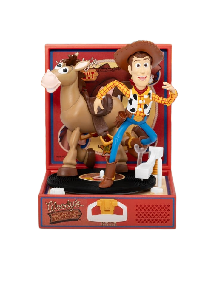 Toy Story Record Player Series PVC figure Woody's Record Player 13 cm - Beast Kingdom Toys Action Figures