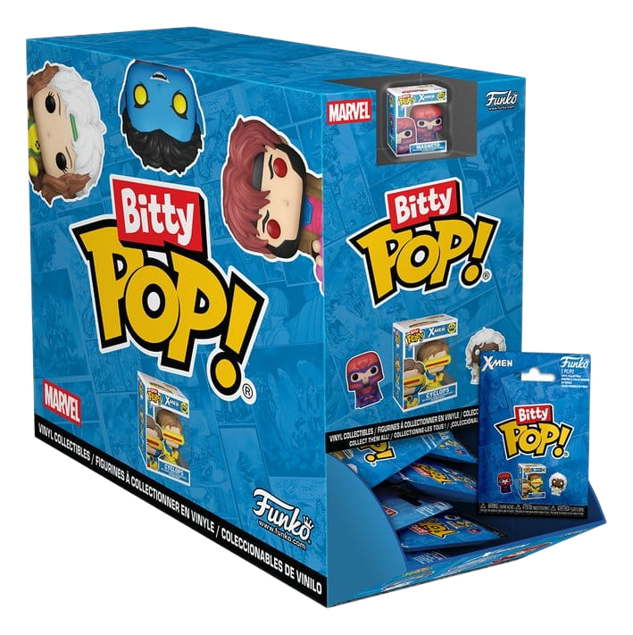 X-Men Bitty POP! Vinyl Figure Display Box Qty 32 PDQ 2,5 cm - Funko Pop! Figures