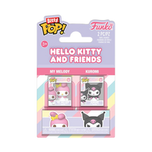 Hello Kitty Bitty POP! Vinyl Figures 2-Pack My Melody&Kuromi 2 cm - Funko Mini Figures