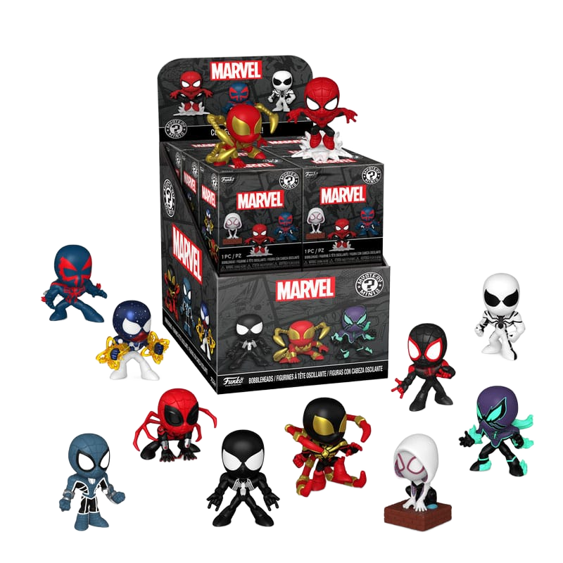 Spider-Man Mini Figures Comics 5 cm Display (12) - Funko Blind Boxes, Mini Figures & Capsule Toys
