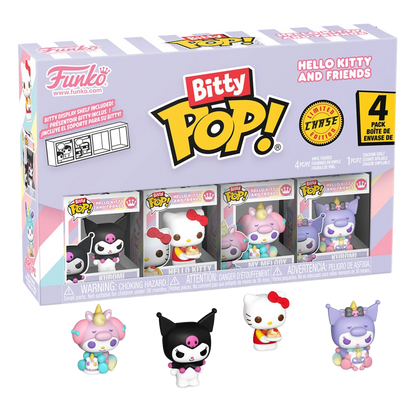 Hello Kitty and Friends Bitty POP! Vinyl Figure 4-Pack Series 3 2 cm - Funko Mini Figures, Pop! Figures