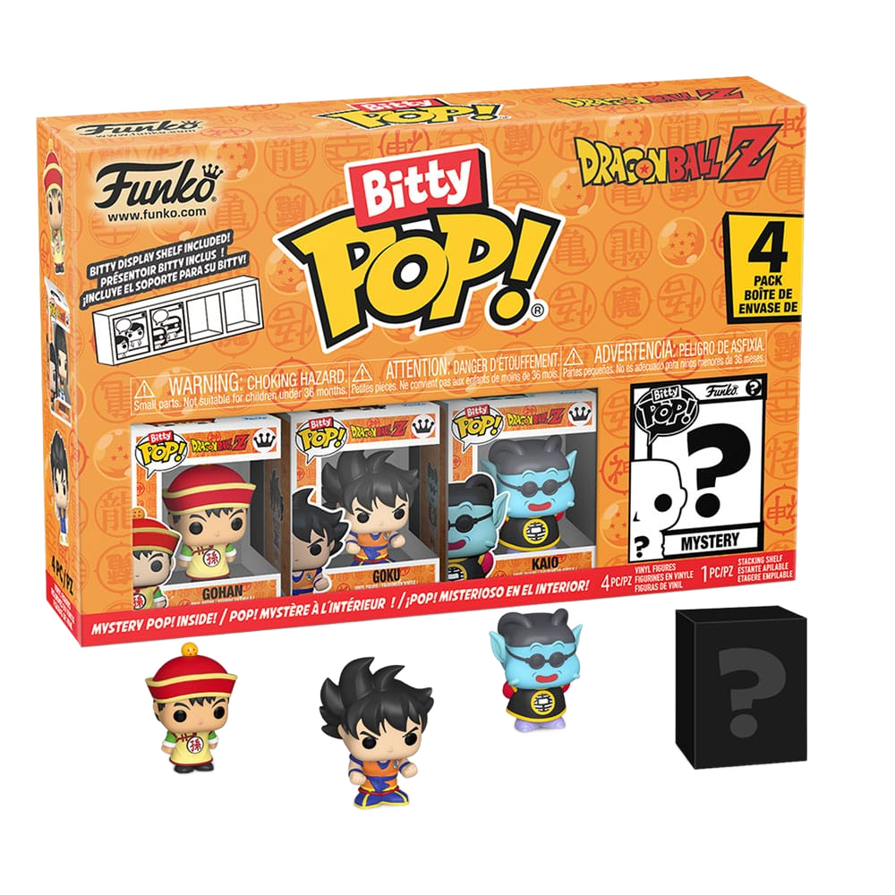 Dragon Ball Bitty POP! Vinyl Figure 4-Pack Series 1 2,5 cm - Funko Mini Figures, Pop! Figures