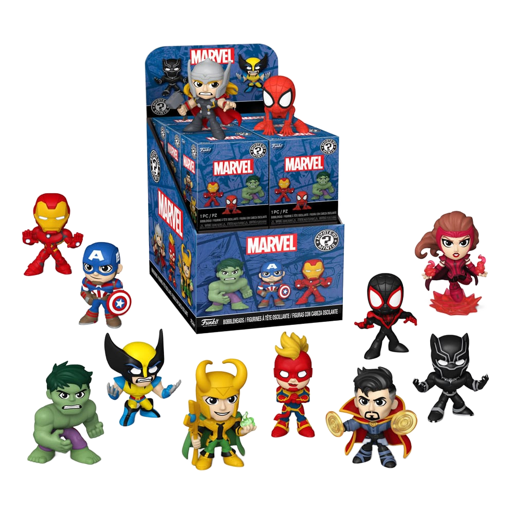 Marvel Mini Figures New Classics 5 cm Display (12) - Funko Blind Boxes, Mini Figures & Capsule Toys