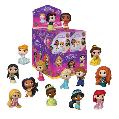 Disney Ultimate Princess Mystery Mini Figures 5 cm Display Disney Ultimate Princess S1 (12) - Funko Blind Boxes, Mini Figures & Capsule Toys