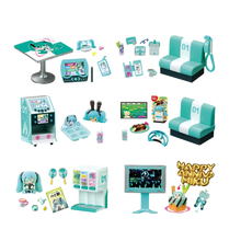Hatsune Miku Karaoke: Accessories Sets:6 Pack: Full Wave - Re-Ment Blind Boxes, Mini Figures & Capsule Toys