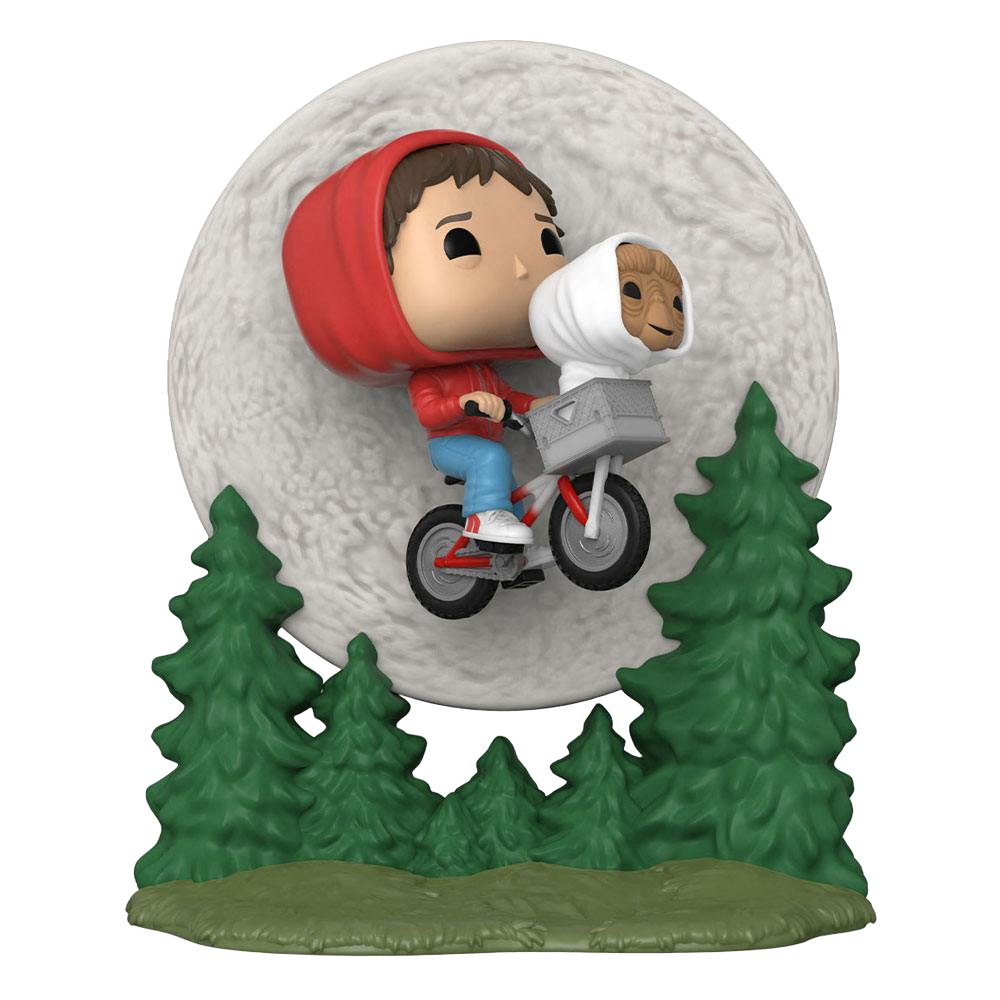 E.T. the Extra-Terrestrial POP! Moment Vinyl Figure Elliot and ET Flying (GITD) - Funko Pop! Figures