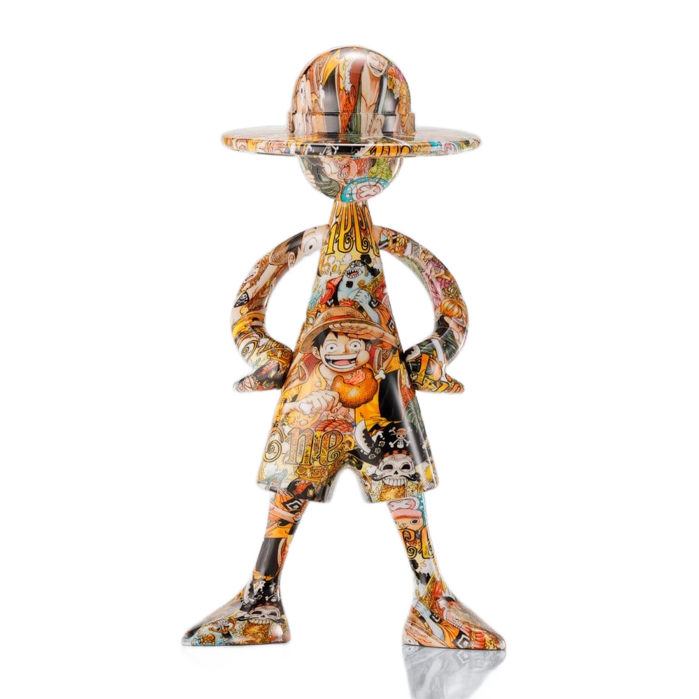 One Piece 1000 Logs Anniversary Luffy's ArtCanvas Figure 1/8 Luffy 22 cm - Bandai Tamashii Nations Mini Figures