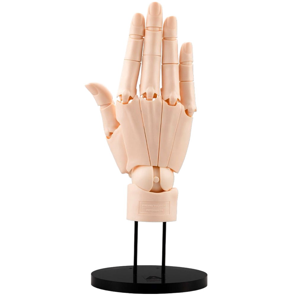 Takahiro Kagami PVC Artist Support Item Hand 1/1 Model/R Pale Orange 21 cm - Kotobukiya Statues