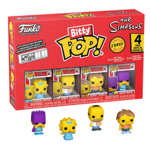 The Simpsons Bitty POP! Vinyl Figure 4-Pack Series 3 2 cm - Funko Mini Figures, Pop! Figures