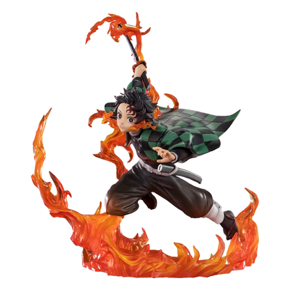 Demon Slayer: Kimetsu no Yaiba FiguartsZERO PVC Statue Kamado Tanjiro (Kyojuro Rengoku's Sword Guard Ver.) 19 cm - Bandai Tamashii Nations Action Figures