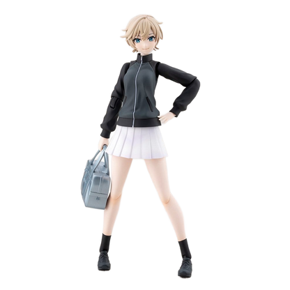 Sousai Shojo Teien Plastic Model Kit 1/10 Rui Saotome Touhou High School Tracksuit Dreaming Style Midnight Onyx 16 cm - Kotobukiya Models & Kits