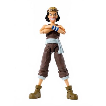 One Piece S.H.Figuarts Action Figure Usopp -Romance Dawn- 15 cm - Bandai Tamashii Nations Action Figures