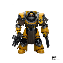 Warhammer The Horus Heresy Action Figure 1/18 Imperial Fists Legion Cataphractii Terminator Squad Legion Cataphractii with Chainfist 12 cm - Joy Toy (CN) Action Figures