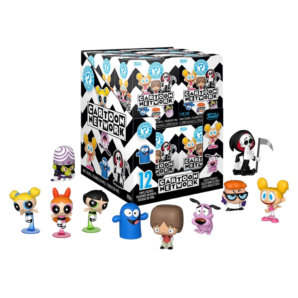 Cartoon Network Mystery Mini Figures 5 cm Blind Box Display (12) - Funko Blind Boxes, Mini Figures & Capsule Toys